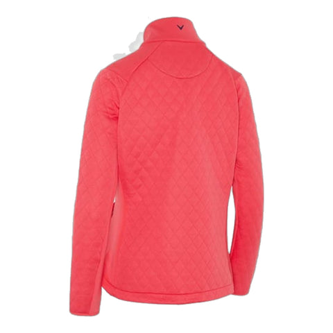 Diamond Quilted Fleece Pullover Damen