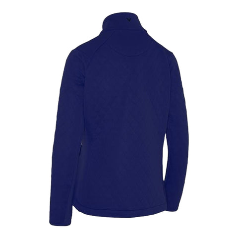 Quilted Fleece Quarter-Zip Damen
