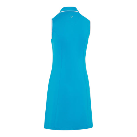 Sleeveless Snap Pla Kleid Damen