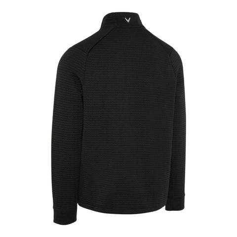 Midweight Textured 1/4 Zip Fleece Herren