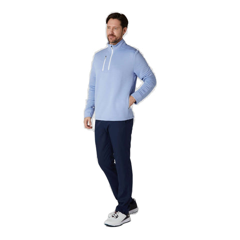 Midweight Textured 1/4 Zip Fleece Herren
