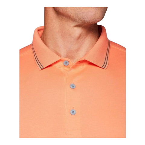 Solid Cotton Polo Herren