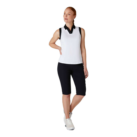 Sleeveless Colorblock Polo Damen