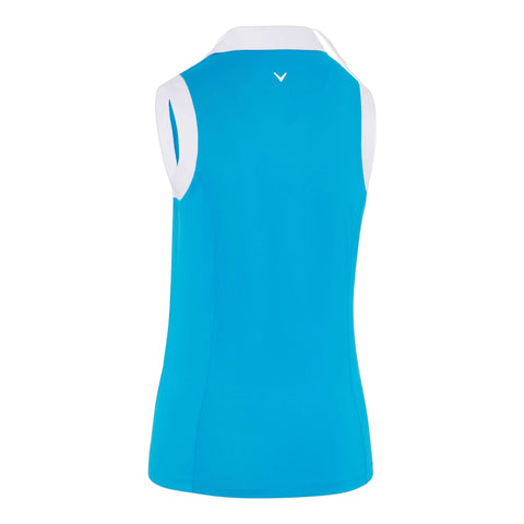 Sleeveless Colorblock Polo Damen