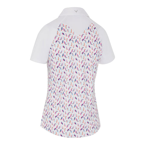 Birdie/Eagle Print Polo Damen