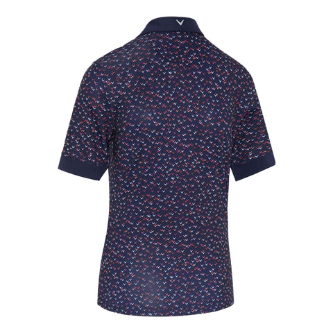 Chev Printed Polo Shirt Damen