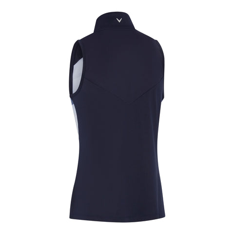 Gradient Wave Sleeveless Polo Damen