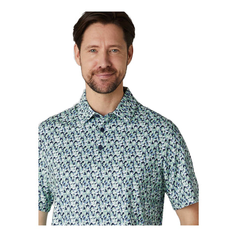 All Over Print Golf Polo Herren