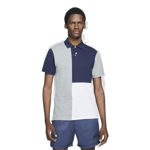 Slim Fit Color Block Golf Poloshirt Herren
