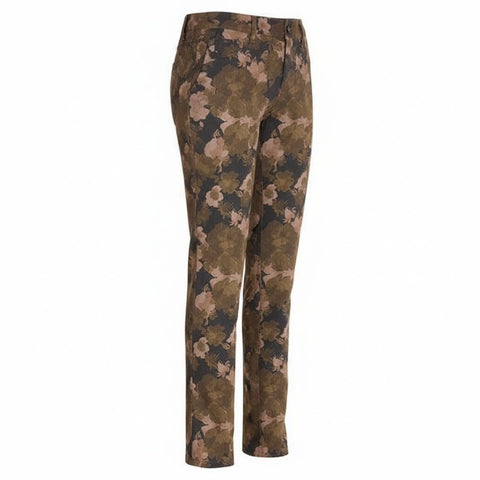 JANA - Flower Print Hose Damen