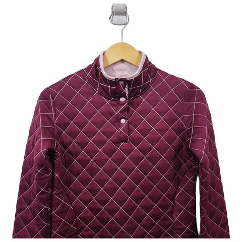 Golf Quilted Midlayer Pullover Damen