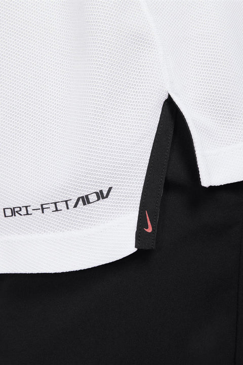 Mock Jacquard Golf Poloshirt Herren
