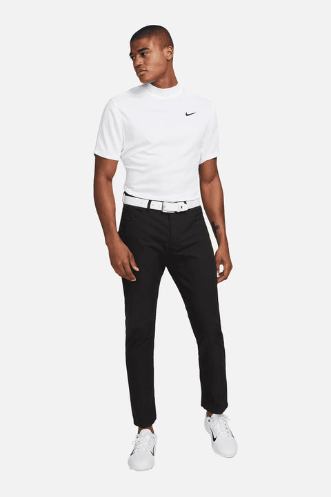 Mock Jacquard Golf Poloshirt Herren