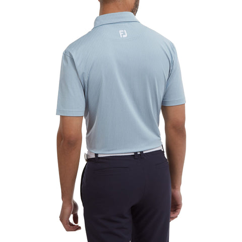 Polo Zick-Zack Print Lisle Poloshirt Herren