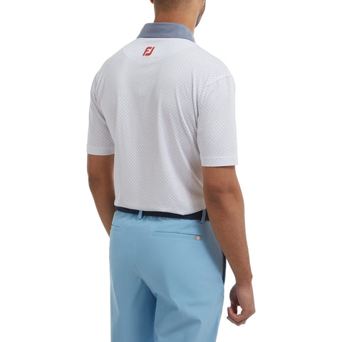 Diamond Dot Lisle Poloshirt Herren