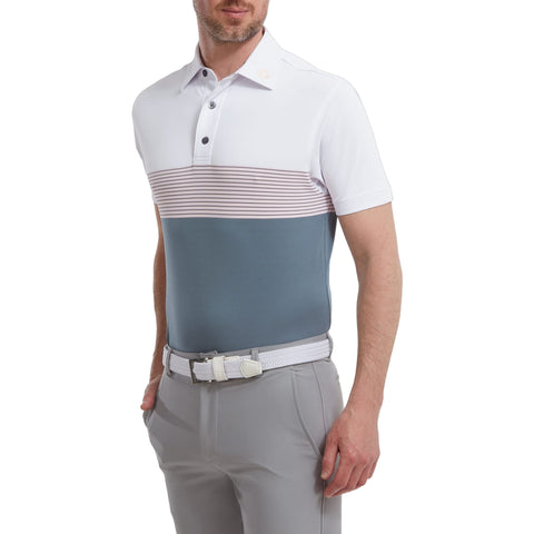 Polo Colour Block Poloshirt Herren