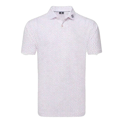 Bounce Print Pique Herren