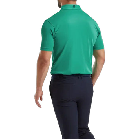 Stretch Pique Solid Polo Herren