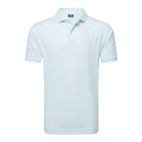 Houndstooth Geo Lisle Polo Herren