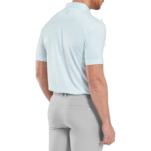 Houndstooth Geo Lisle Polo Herren