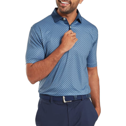 Checker Jacquard Polo Herren