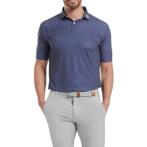 Bounce Print Pique Herren