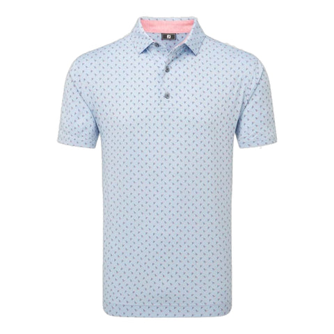 Flower Bud Foulard Lisle Polo Herren