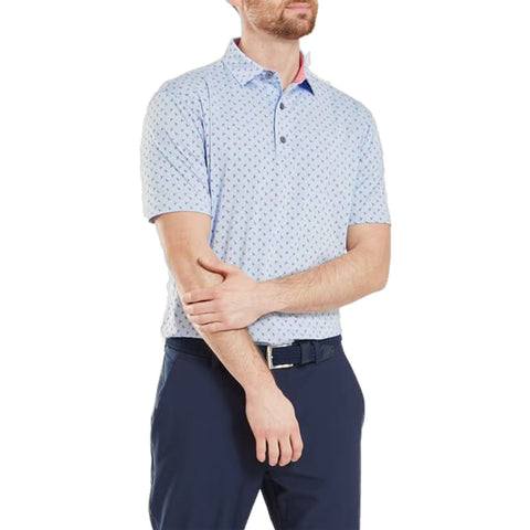 Flower Bud Foulard Lisle Polo Herren