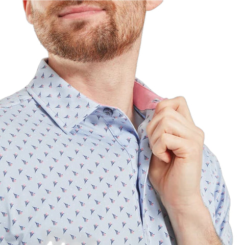 Flower Bud Foulard Lisle Polo Herren