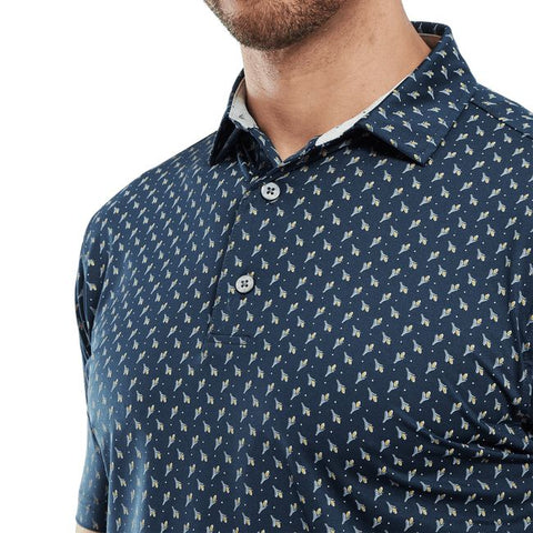 Flower Bud Foulard Lisle Polo Herren