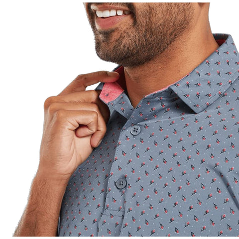 Flower Bud Foulard Lisle Polo Herren
