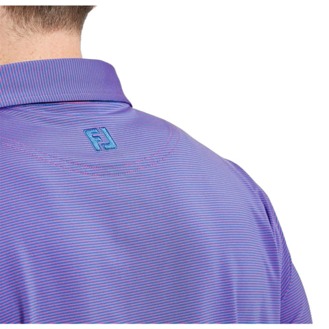 Micro Feeder Stripe Lisle Polo Herren