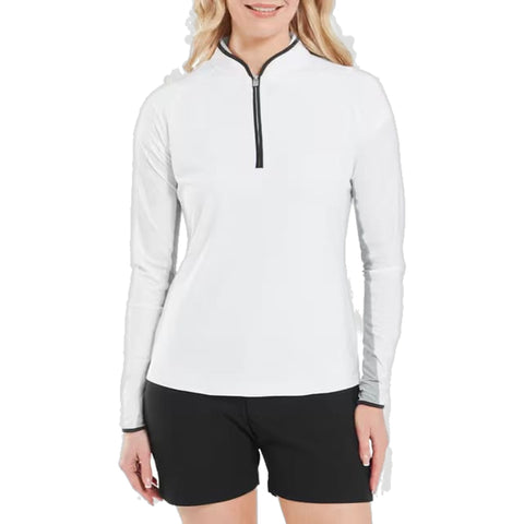 1/4 Zip Shirt Damen