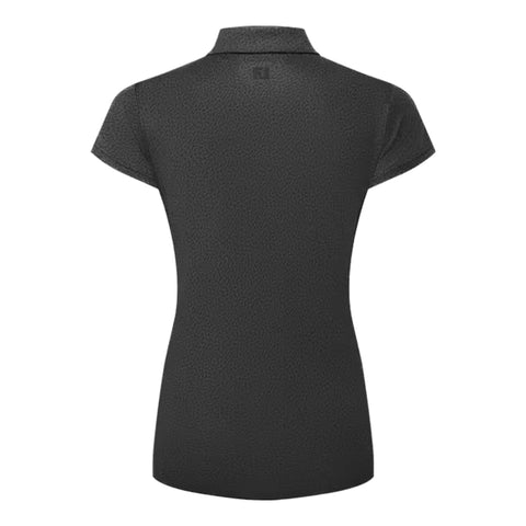 Animal Print Kappenarm Lisle Poloshirt