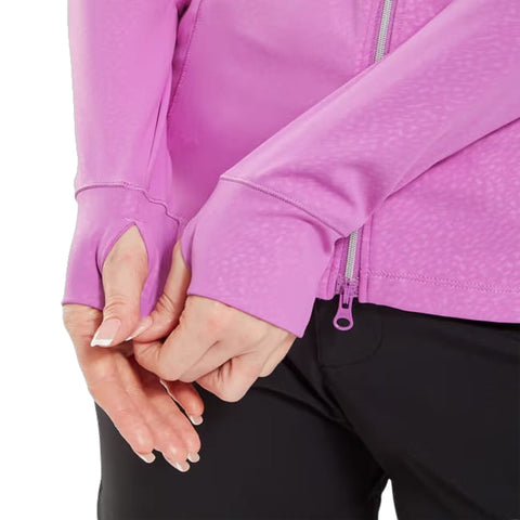 Embossed Full-Zip Midlayer Damen