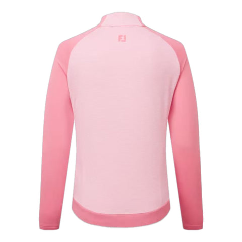 Dot Jacquard 1/4 Zip Midlayer Damen