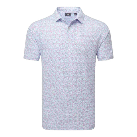 Gamer Print Pique Polo Herren