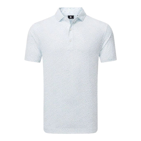 Bird Print Lisle Polo Herren