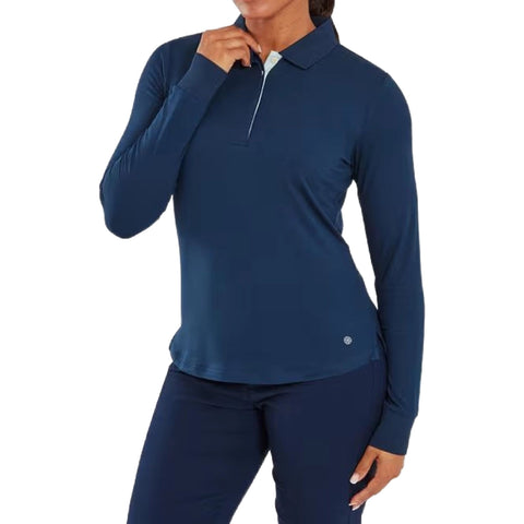 ThermoSeries Langarm-Poloshirt Damen