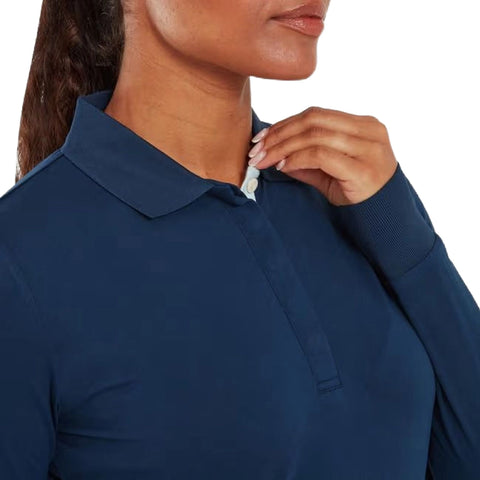 ThermoSeries Langarm-Poloshirt Damen