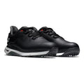 Schwarzer Golfschuh mit modernem Design und robuster Sohle