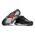 Schwarzer Golfschuh von FootJoy mit moderner Sohlenstruktur und sportlichem Design