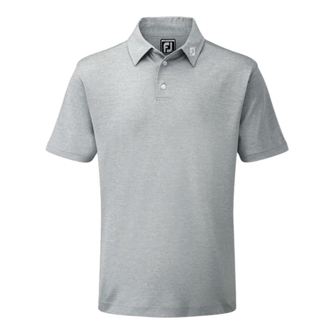 Stretch Pique Solid Poloshirt Herren