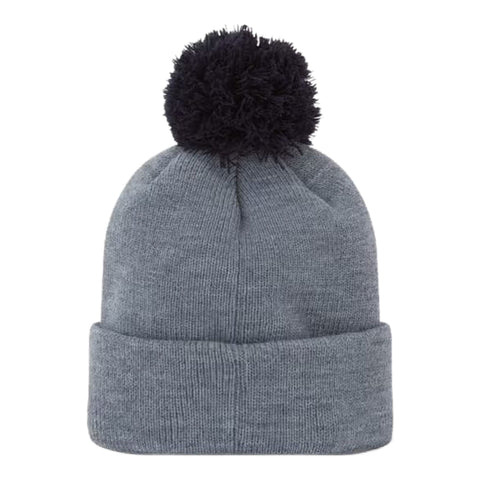 Solid Pom Pom Mütze