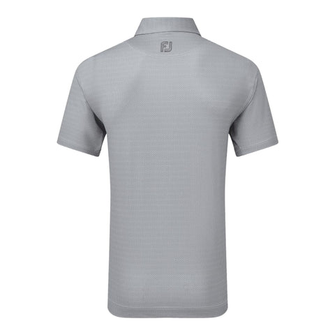 Octagon Print Lisle Poloshirt Herren