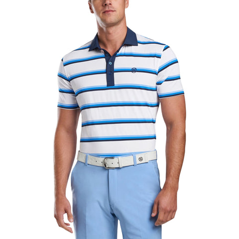 Yarn Dye Stripe Golfpolo Herren