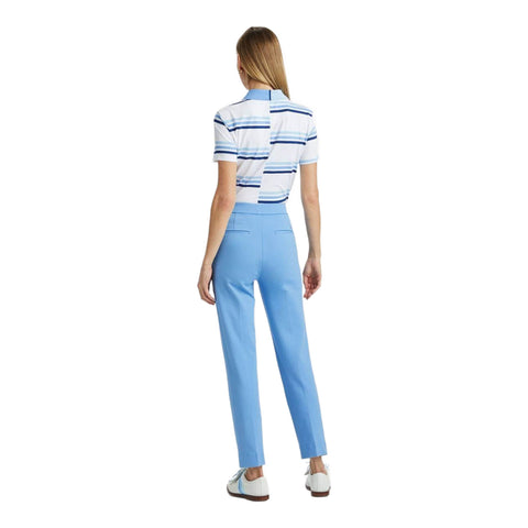 Offset Gradient Stripe Tech Polo Damen