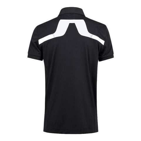 M KV Regular Fit Golf Polo Black Herren