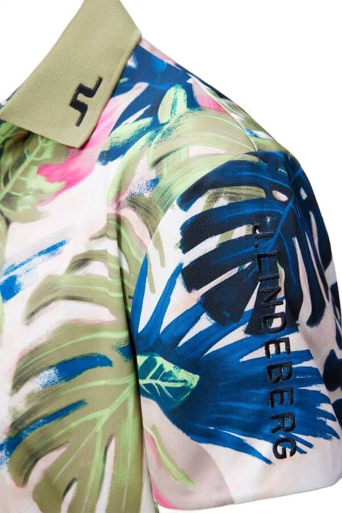 Tour Tech Reg Fit Print Polo Herren