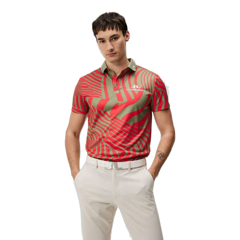 KV Tour Print Golf Polo Herren